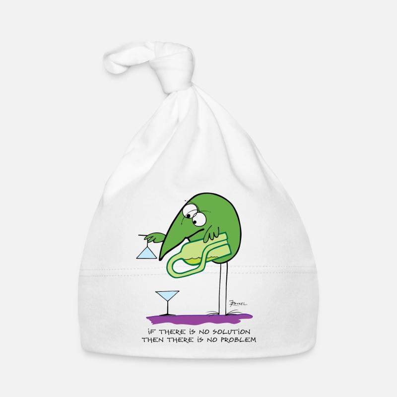 S’il n’y a pas de solution... (version anglaise) Bonnet bio Bébé