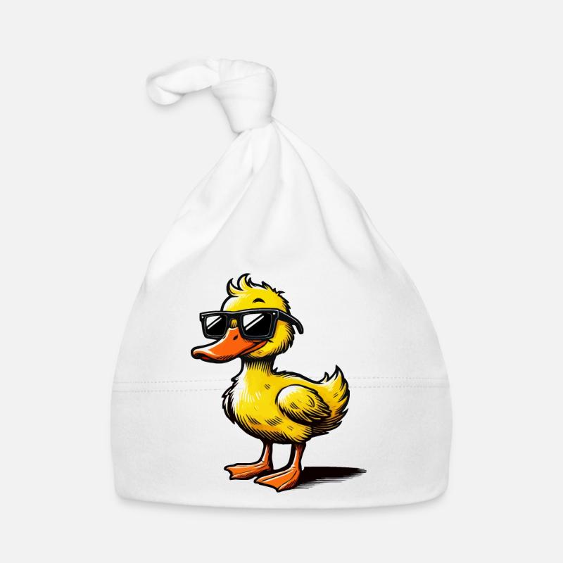 Duck Comic Organic Baby Cap