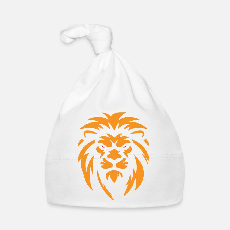 Wütender Löwe Baby Bio-Mütze