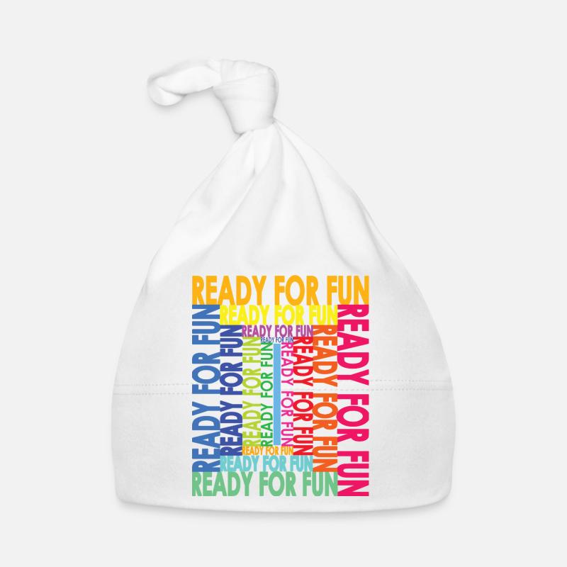 Prêt pour s’amuser avec un collage de fautes de frappe Bonnet bio Bébé
