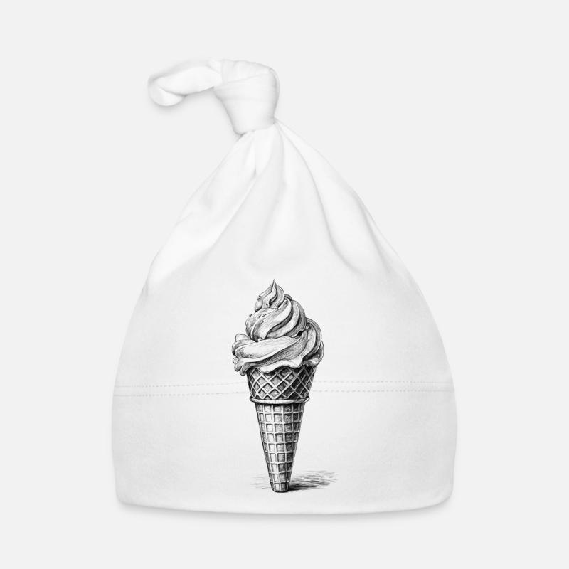 Softeis Baby Bio-Mütze