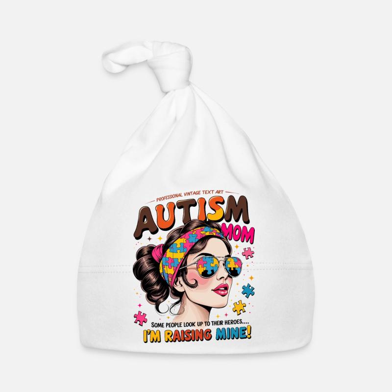 AUTISMUS-MUTTER Baby Bio-Mütze