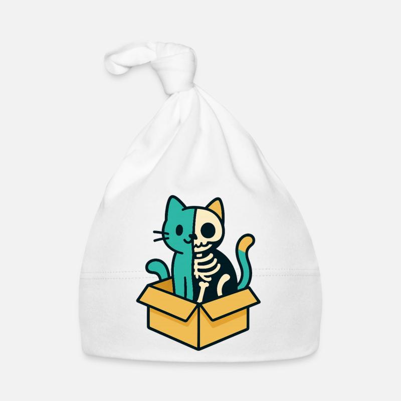 Schrödinger's Cat - Physics Design Organic Baby Cap
