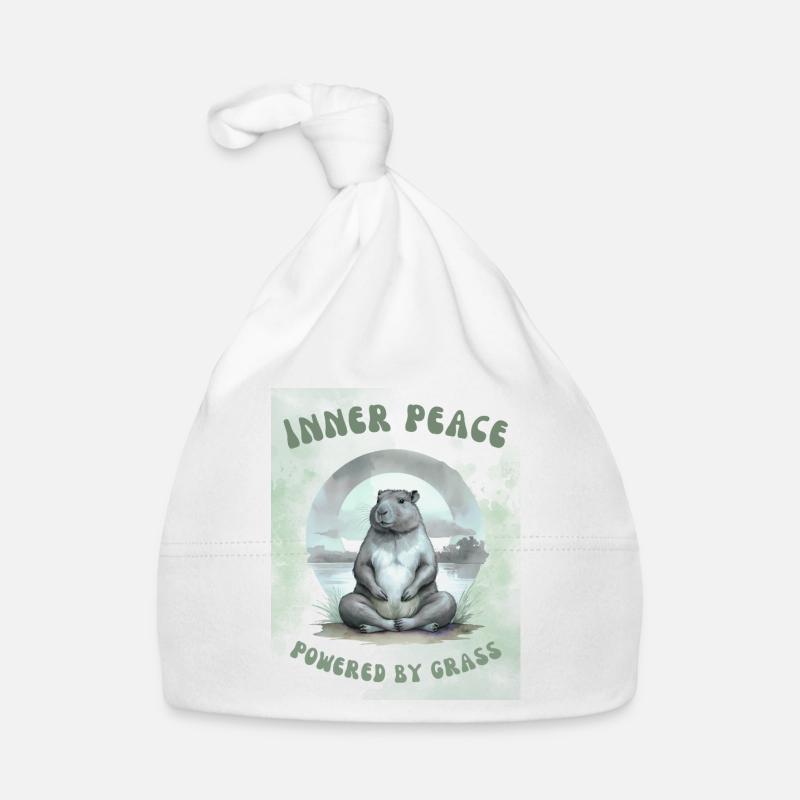 Inner Peace – Powered by Grass Design Baby Bio-Mütze