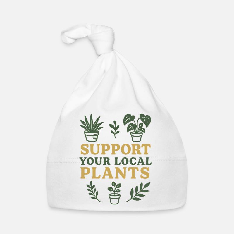 Support Your Local Plants Baby Bio-Mütze