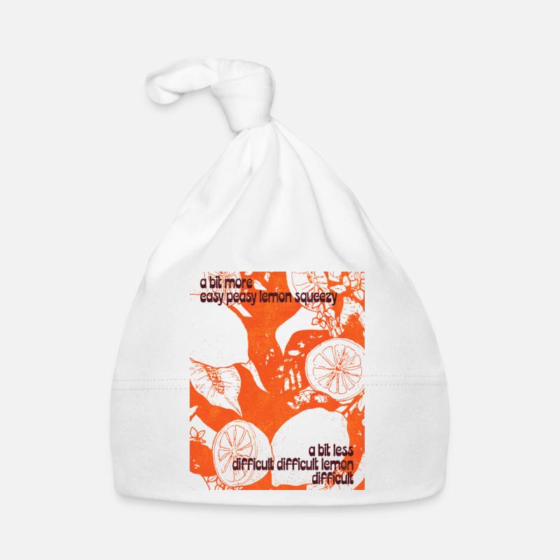 PLUS FACILE À PRESSER COMME UN CITRON, Bonnet bio Bébé