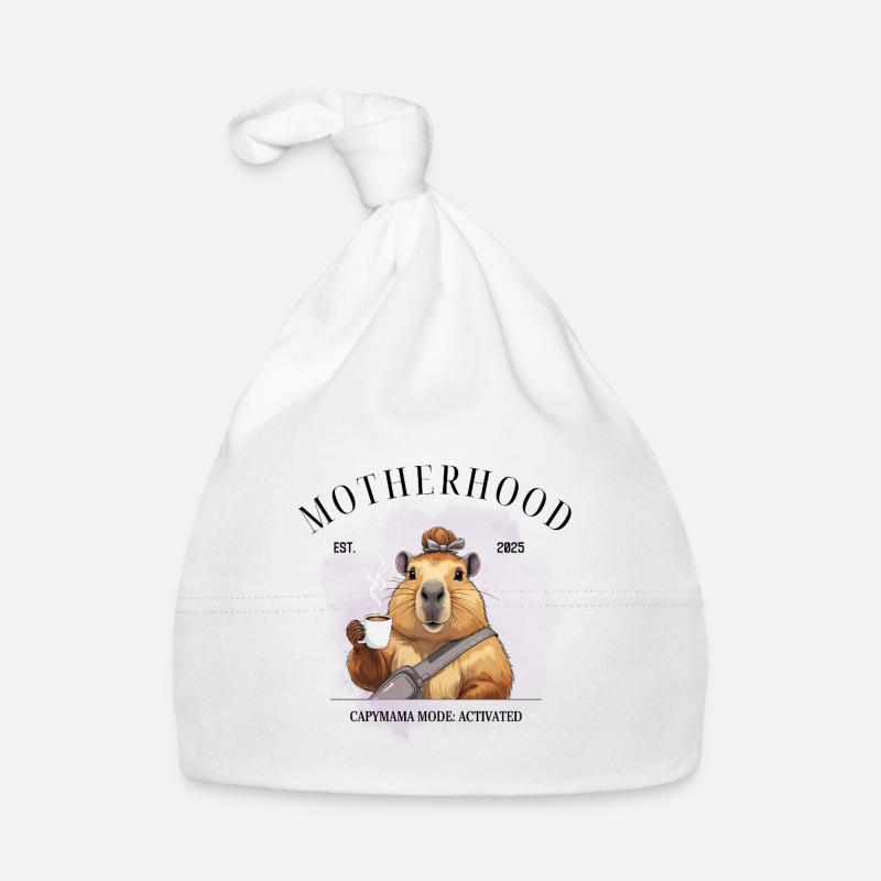 Mode Capymama activé – Motherhood 2025 Bonnet bio Bébé