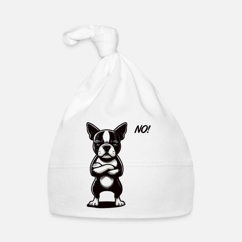 Pas de Boston Terrier Boston Propriétaire d’un Boston terrier Bonnet bio Bébé