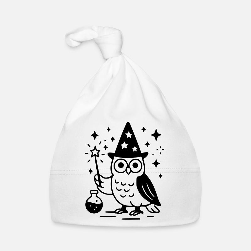Der Eulenzauberer Baby Bio-Mütze