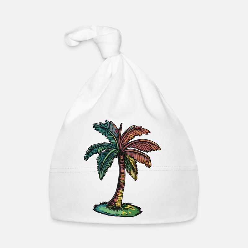 Palme Strand Baby Bio-Mütze
