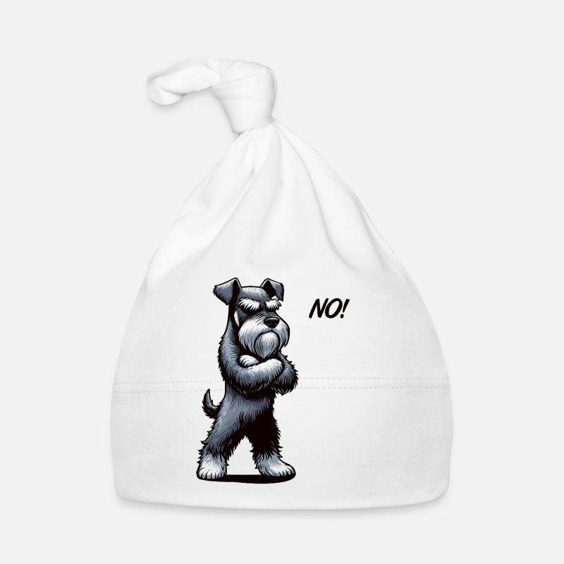 Pas de Schnauzer Schnauzer géant Propriétaire de Schnauzer Bonnet bio Bébé