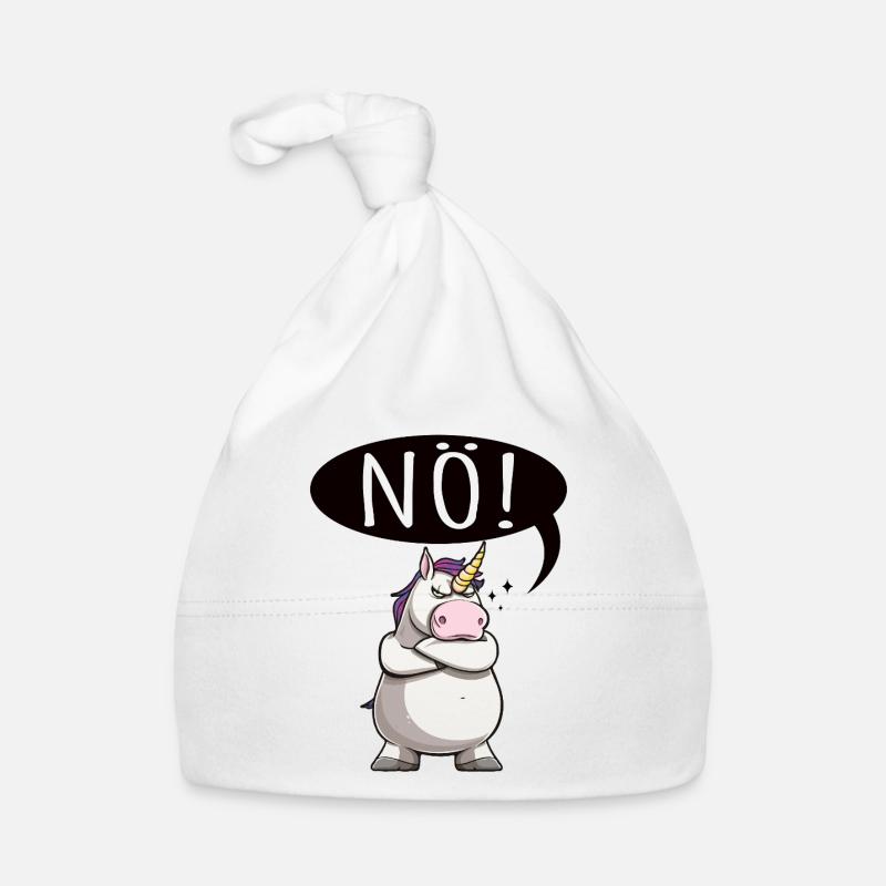 Unicorn Nope chubby Organic Baby Cap