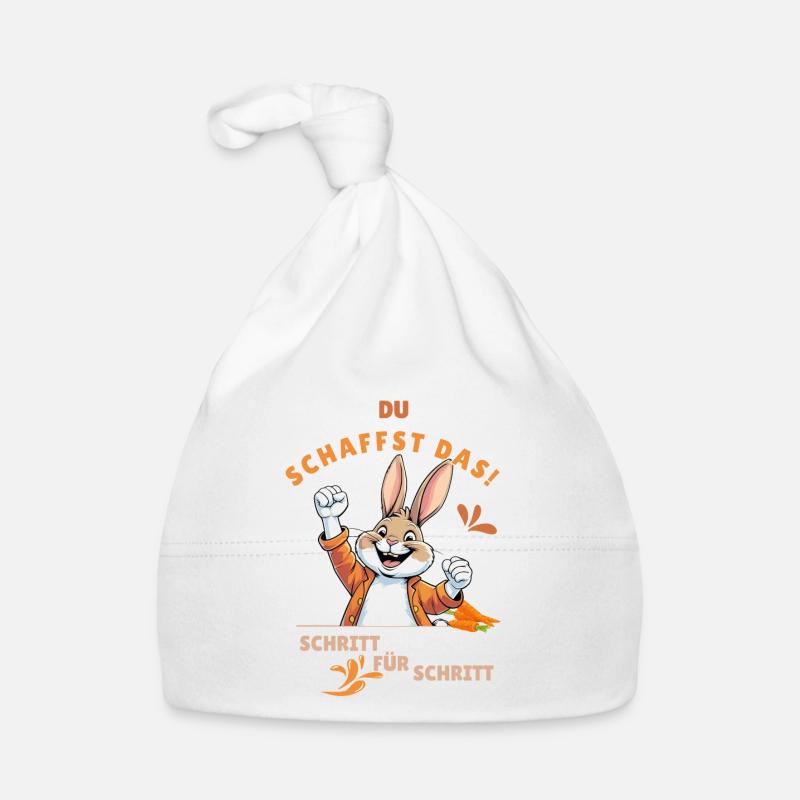 Motivational canniquets with carrots Organic Baby Cap