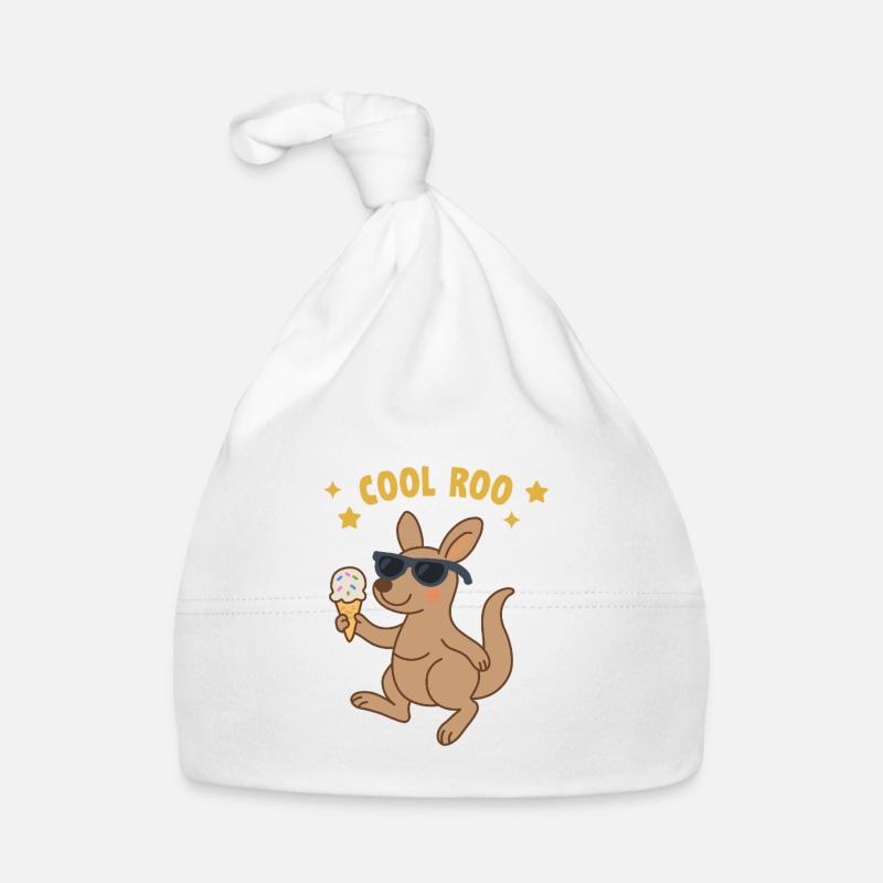 Coq cool - Bonnet bio Bébé - blanc
