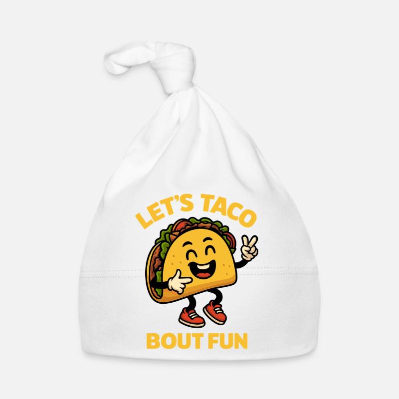 Let's Taco Bout Fun Cartoon Taco Organic Baby Cap