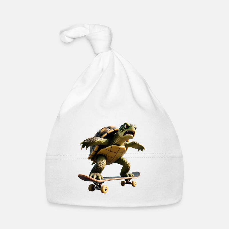 Aggro Skater Turtle – Hardcore Turtle Organic Baby Cap