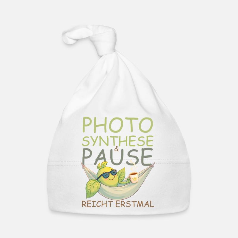 Pause, café, soleil, ça suffit ! Bonnet bio Bébé