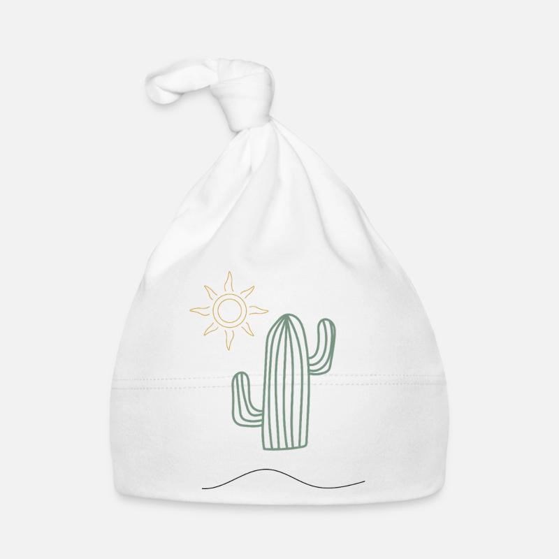Cactus in sunlight Organic Baby Cap
