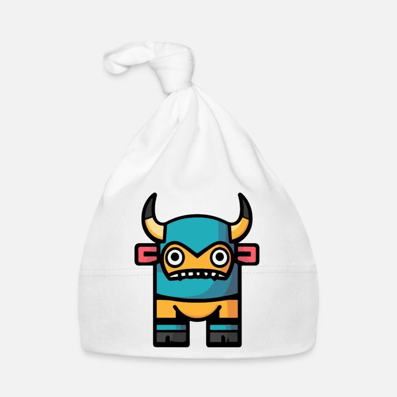 Stier Halloween Comic Bulle Baby Bio-Mütze