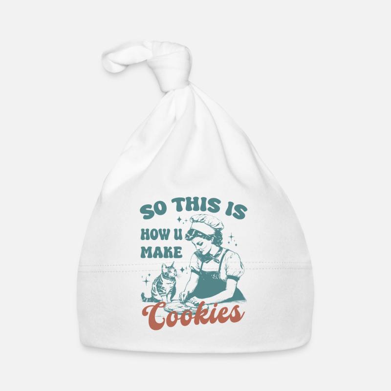 C’est donc comme ça que vous faites des biscuits chat mignon Bonnet bio Bébé