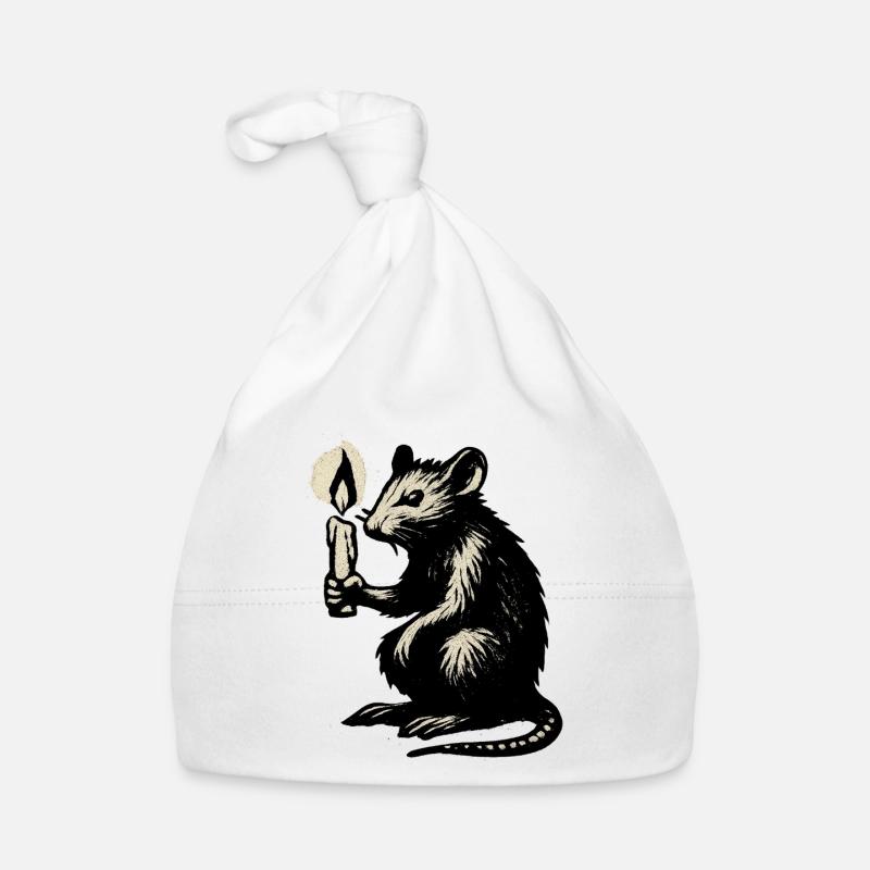 Mouse candlelight Organic Baby Cap