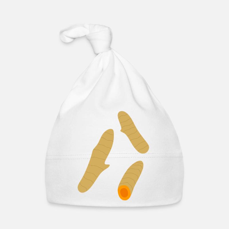 Turmeric Root Trio Minimalist Organic Baby Cap
