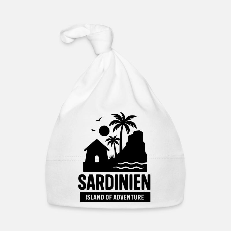 Sardinia Landmarks Organic Baby Cap