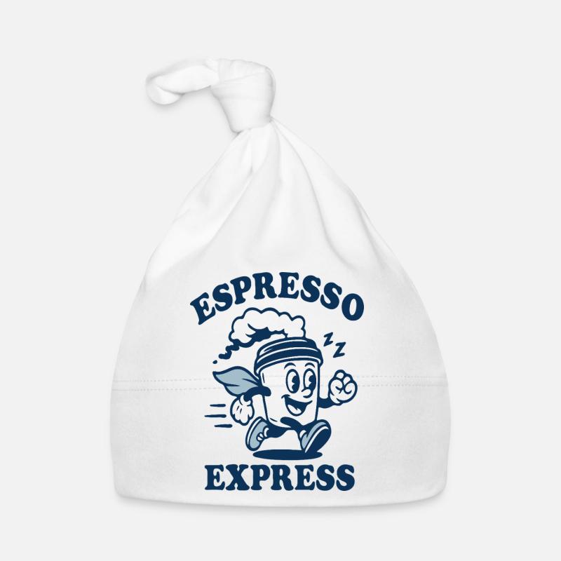 Espresso Express Maskottchen Baby Bio-Mütze