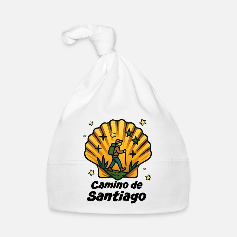 Wanderer Jakobsweg Baby Bio-Mütze