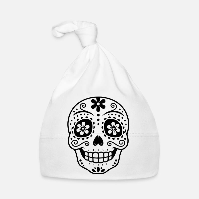 Sugar Skull | Día de los Muertos Design Organic Baby Cap