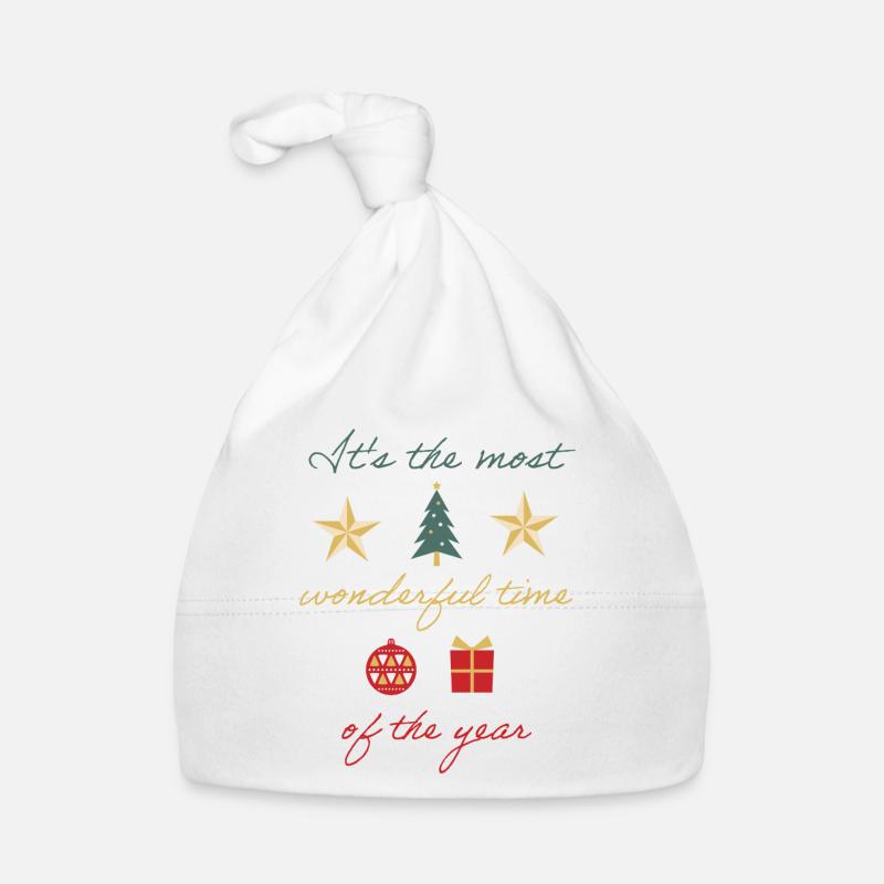 Wunderbare Weihnachtszeit Baby Bio-Mütze