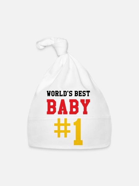Best Baby - Birth - Child - Organic Baby Cap - white - Front
