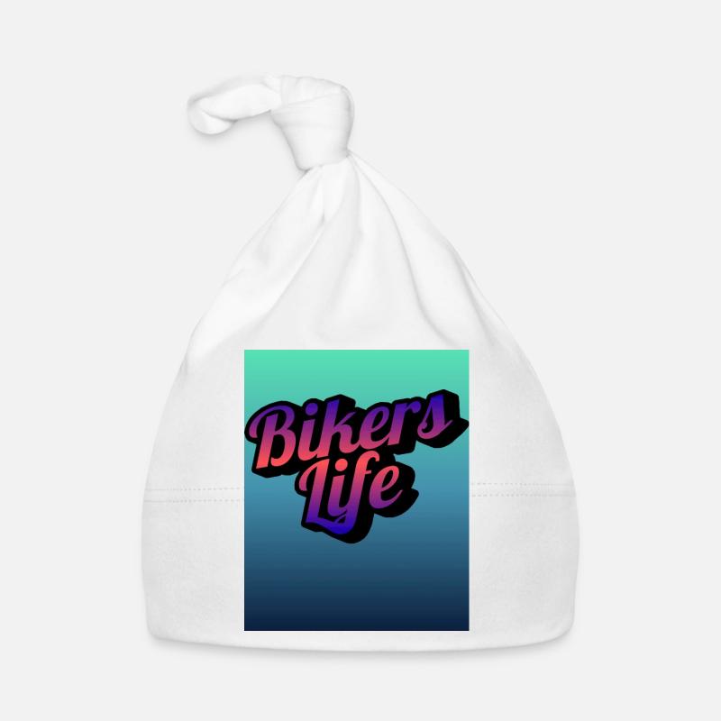 Biker Life Gradient Organic Baby Cap