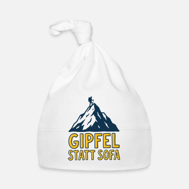 Gipfel statt Sofa Baby Bio-Mütze