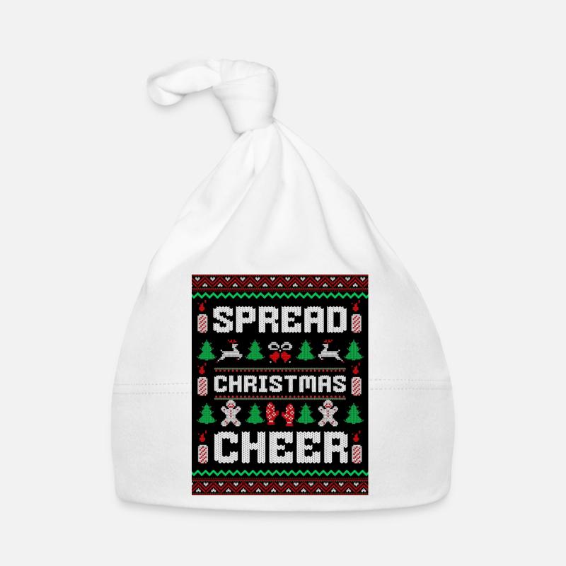 Spread Christmas Cheer Organic Baby Cap