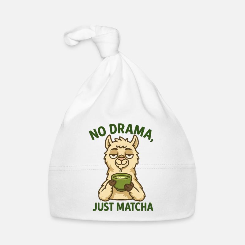 Pas de drame Llama Juste du matcha Bonnet bio Bébé