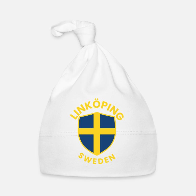 Linköping Sweden Shield Tee Baby Bio-Mütze