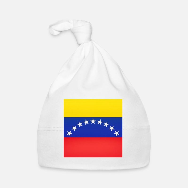 Venezuela-Flaggenbogen-Sterne Baby Bio-Mütze