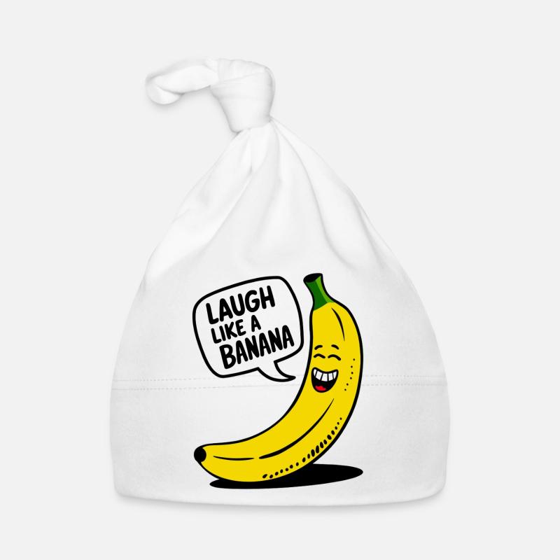 Ris comme une banane Bonnet bio Bébé
