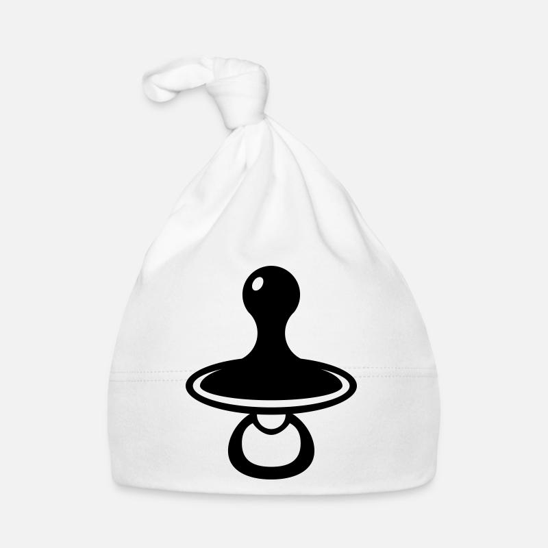 Babyschnuller - Baby Bio-Mütze - Weiß