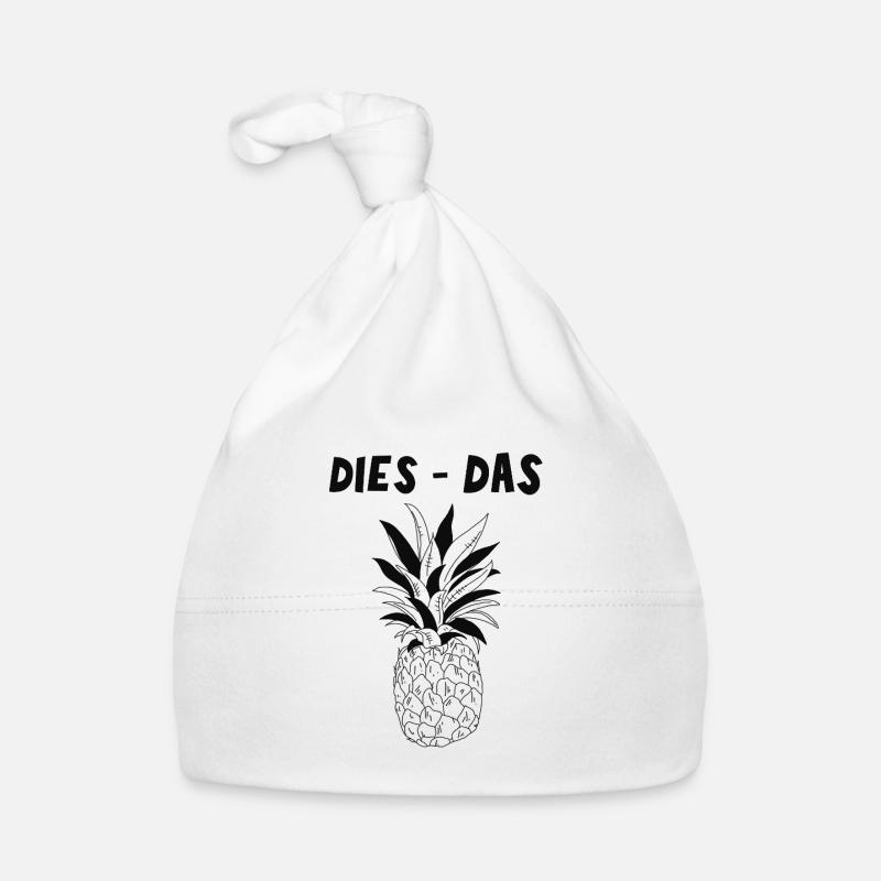Pineapple Style Dies The Pineapple Organic Baby Cap