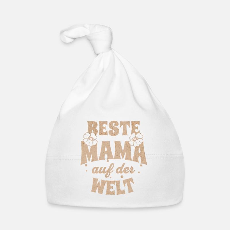 Beste Mama auf der Welt Muttertag  Baby Bio-Mütze