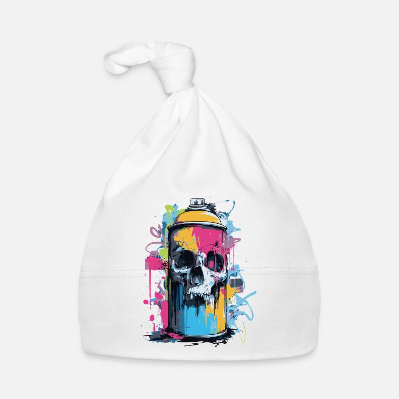 Spray à graffitis de crâne Bonnet bio Bébé