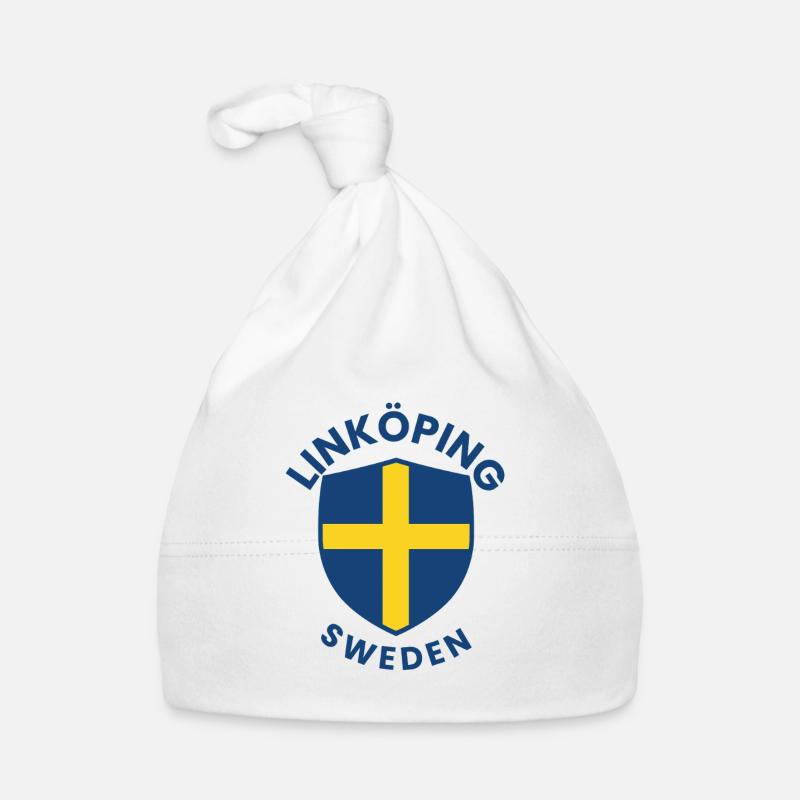 Linnköping-Schild Schweden Baby Bio-Mütze