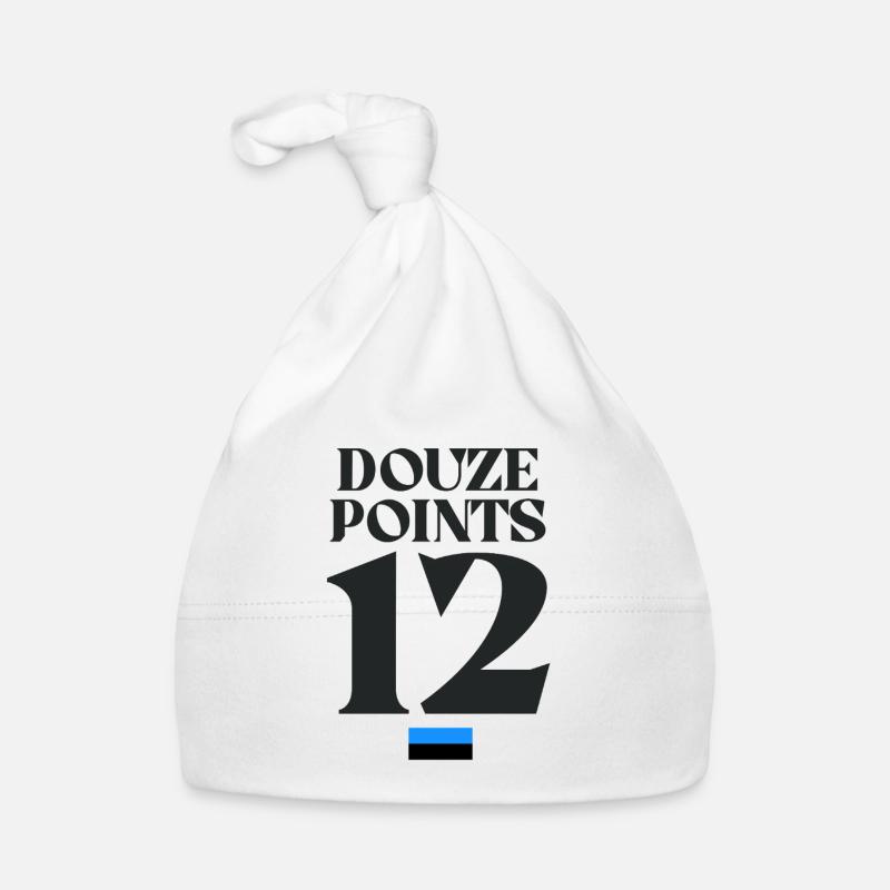Twelve Points Eurovision Estonia Organic Baby Cap
