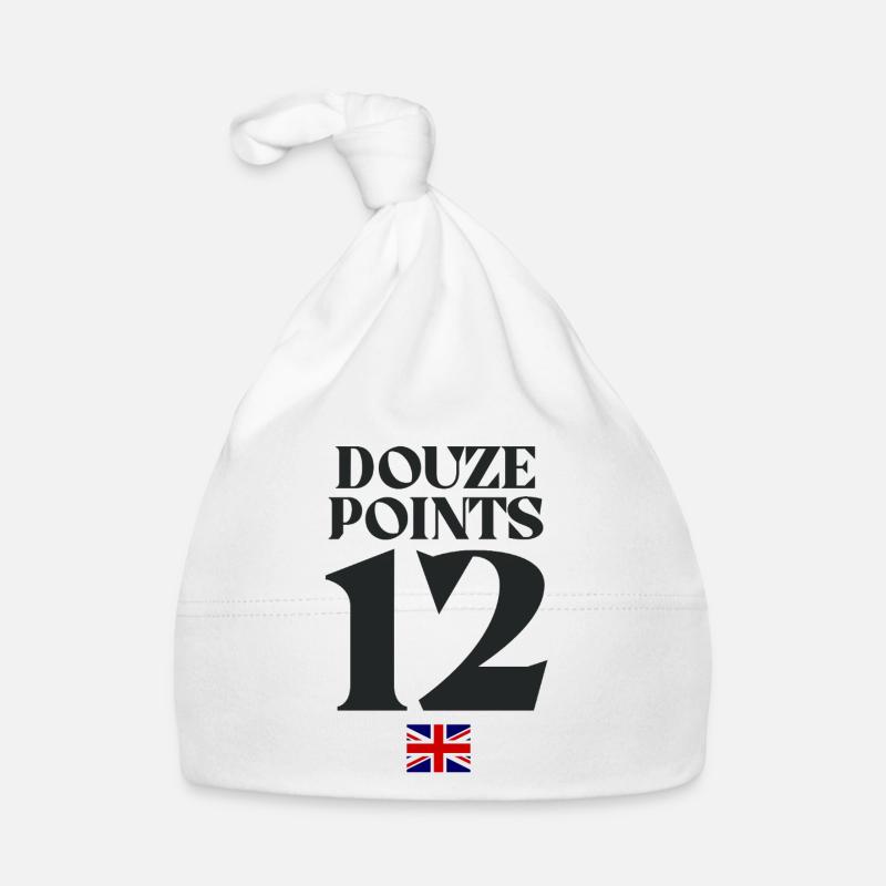 Douze Points Eurovision Bonnet bio Bébé