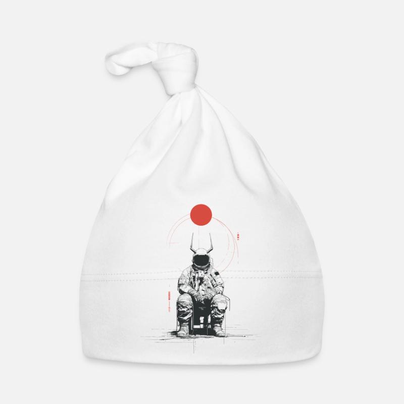 Silhouette in orbit Organic Baby Cap