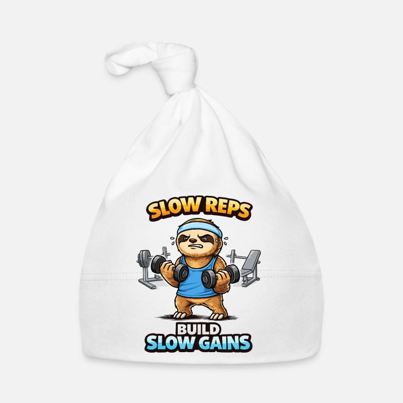 Langsame Wiederholungen Trägheit: Baue langsame Fortschritte auf Baby Bio-Mütze