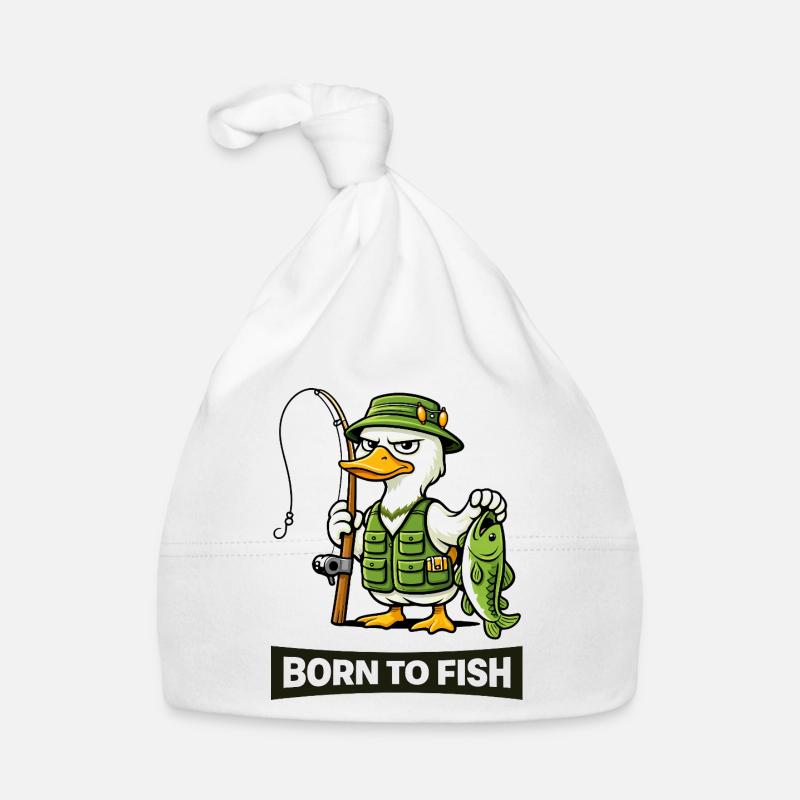 Né de pêcheur au canard pêcheur Bonnet bio Bébé