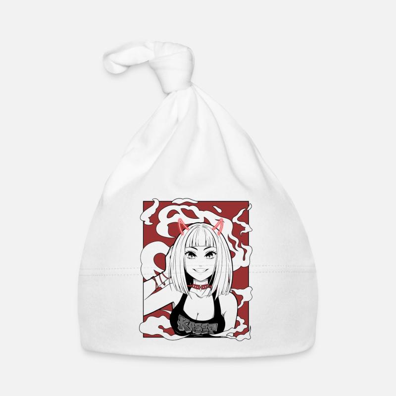 Design gothique de Devil Girl dans l’anime Bonnet bio Bébé